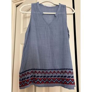 THML Lightweight Embroidered Tunic Top